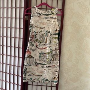 Gondola drawn scene dress size 4